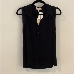 Black Tank Top From Pink Rose in Small NWT